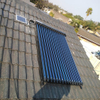 solar geyser retrofit kit with manifold heat pipe solar collector