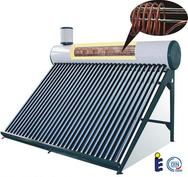 300L indirect pre heated solar water heater 