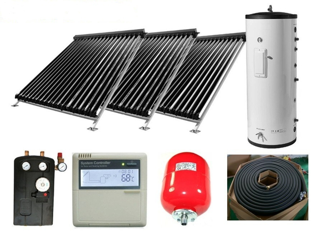 underfloor solar home heating system