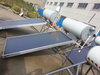 150L integrated indirect flat panel solar water heater with copper coil