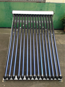 Pressurized evacuated tube solar collector