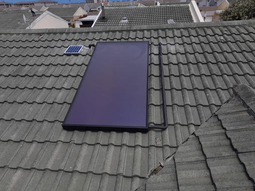 150L solar geyser retrofit