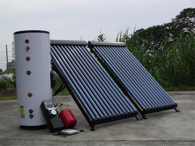 Domestic solar boiler water heater