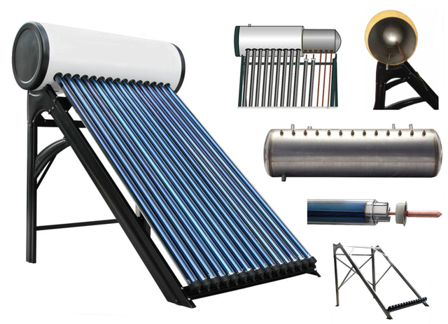 100liter integrated pressurized kenya solar water heater with heat pipe technology 