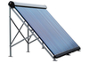 Pressurized evacuated tube solar collector