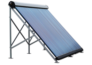 Pressurized evacuated tube solar collector