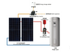PVT solar electric and thermal water heating system