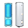 two-in-one water tank to provide space heating, cooling and hot water
