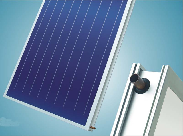 flat plate solar collector generate hot water