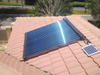 solar geyser retrofit kit with manifold heat pipe solar collector